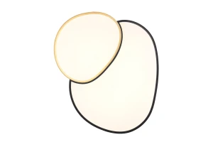 RISE - Nowoczesna lampa sufitowa 1xLED zintegrowany 2700-6500K - kolor czarny