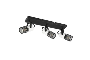 TOSH - Lampa sufitowa - reflektorki 3xE14 - kolor czarny
