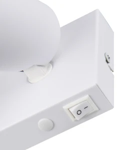 SHARP - Lampa - montaż do sufitu i ścian 1xGU10 - kolor biały