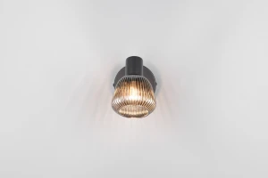 TARIFA - Lampa ścienna 1xE14 - kolor czarny