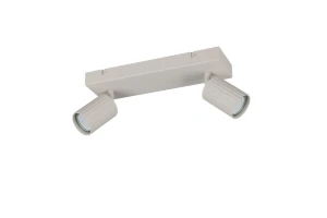 SOKA - Lampa sufitowa - reflektorki 2xGU10 - kolor szary i odcienie szarości