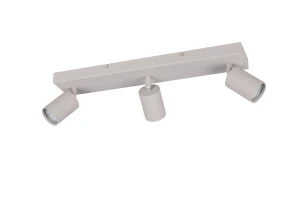 SOKA - Lampa sufitowa - reflektorki 3xGU10 - kolor szary i odcienie szarości