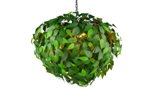 LEAVY - Wisząca lampa nowoczesna 4xE14 - kolor czarny