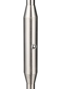 MORENO - Lampa podłogowa 1xLED zintegrowany 2700-6000K - kolor srebrny i odcienie srebra