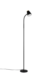 PONGO - Lampa podłogowa 1xLED zintegrowany 3000K - kolor czarny