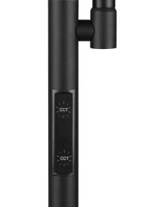 SPECTER - Lampa podłogowa 2xLED zintegrowany 2700-6500K - kolor czarny