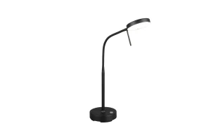 MORENO - Lampa stołowa 1xLED zintegrowany 2700-6000K - kolor czarny