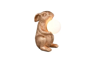 RABBIT - Lampa stołowa 1xG9 - kolor złoty i odcienie złota