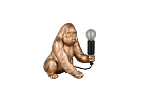 KONG - Lampa stołowa 1xE14 - kolor złoty i odcienie złota