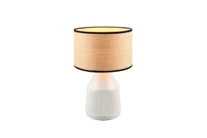 FORMENTERA - Lampa stołowa 1xE27 - kolor biały