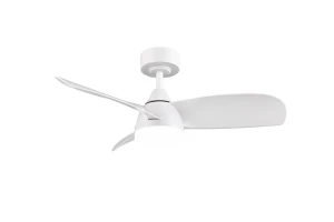 HELSINKI - Lampa z wentylatorem 1xLED zintegrowany 2700-6000K - kolor biały