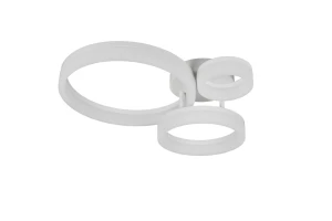 SCOPE - Nowoczesna lampa sufitowa 1xLED zintegrowany 4000K - kolor biały