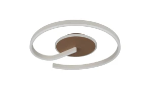 CALLE - Nowoczesna lampa sufitowa 1xLED zintegrowany 2300-3000-4000K - kolor brązowy i odcienie brązu