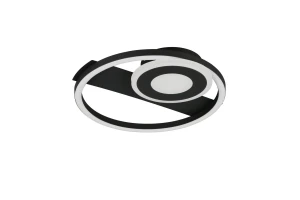 HORUS - Nowoczesna lampa sufitowa 1xLED zintegrowany 3000K - kolor czarny