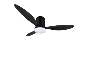 GÖTEBORG - Lampa z wentylatorem 1xLED zintegrowany 2700-6000K - kolor czarny