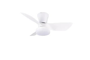 RANDERS - Lampa z wentylatorem 1xLED zintegrowany 2700-6000K - kolor biały