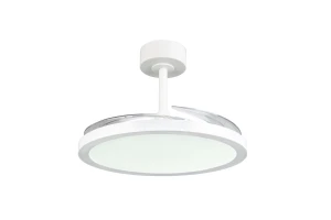 KASFJORD - Lampa z wentylatorem 1xLED zintegrowany 2700-6500K - kolor biały