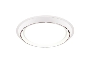 SAARELA - Nowoczesna lampa sufitowa 1xLED zintegrowany 3000+4000+6500K - kolor biały