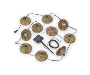 MOOD HYBRID IP44 - Wisząca lampa zewnętrzna 10xInny 2700K - kolor czarny