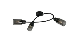 MARS - Lampa sufitowa - reflektorki 3xE14 - kolor czarny