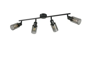MARS - Lampa sufitowa - reflektorki 4xE14 - kolor czarny