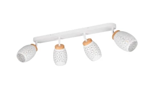 BIDAR - Lampa sufitowa - reflektorki 4xE14 - kolor biały