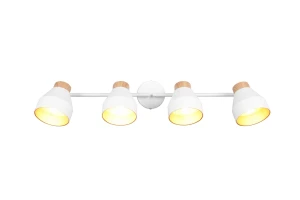 VALENTIN - Lampa sufitowa - reflektorki 4xE14 - kolor biały