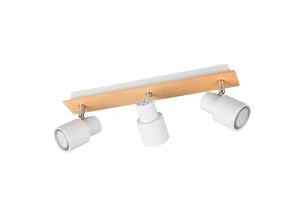 PIERRE - Lampa sufitowa - reflektorki 3xGU10 - kolor biały