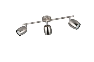 NANCY - Lampa sufitowa - reflektorki 3xGU10 - kolor srebrny i odcienie srebra