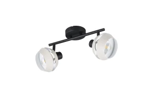 ISLA - Lampa - montaż do sufitu i ścian 2xE14 - kolor szary i odcienie szarości