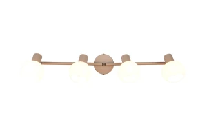 BOBA - Lampa sufitowa - reflektorki 4xE14 - kolor beżowy