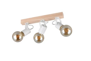 LYNAR - Lampa sufitowa - reflektorki 3xE27 - kolor biały