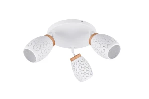 BIDAR - Lampa sufitowa - reflektorki 3xE14 - kolor biały