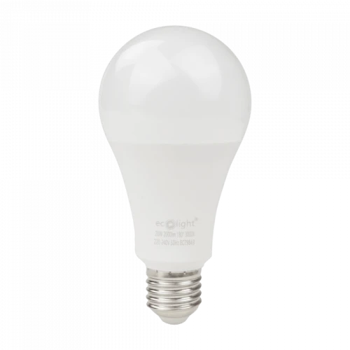 Żarówka 20W LED E27 6500K zimna CLASSIC ecolight EC79845 | 5901986798453 noxbox lampynox www.lampynox.pl