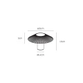 Lampa ogrodowa stojąca Amelie czarna wys. 15cm. 15W 3000K CRI>90