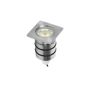 Blak-5 mini oprawa gruntowa pod moduł LED stal 316 chrom szczotkowany Ø5 cm IP65