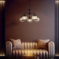 highworth-lampa-wiszaca-5xe27-czarna-szklo-ryflowane-58x58cm