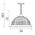 american-diner-lampa-wiszaca-e27-satynowe-srebro-szklo-ryflowane