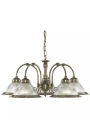 american-diner-lampa-wiszaca-5xe27-antyczny-mosiadz-szklo-ryflowane-62cm