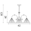 american-diner-lampa-wiszaca-3xe27-antyczny-mosiadz-szklo-ryflowane-62cm