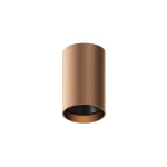Kumu brąz tytanowy-czarna 3000K tuba sufitowa LED 15W CRI90 IP65 8cm