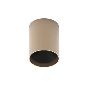 Kumu złoto-czarna 3000K tuba sufitowa LED 30W CRI90 IP65 10cm