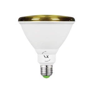 Żarówka LED E27 PAR38 żółta 15W IP65 30°