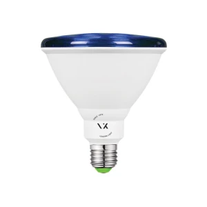 Żarówka LED E27 PAR38 niebieska 15W IP65 30°