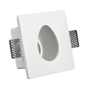 Dots biała głęboka oprawa gipsowa GU10 do malowania 13,5cm IP20