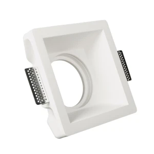 Kwadratowa głęboka oprawa gipsowa R111/G53 20×20cm do malowania IP20