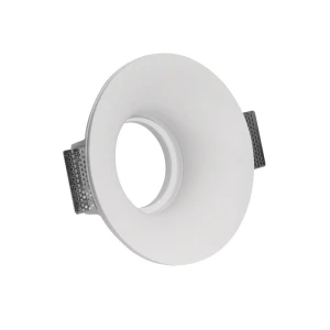 Duża okrągła oprawa gipsowa R111/G53 Ø23cm głębokość 8cm do malowania IP20