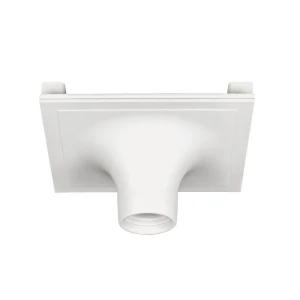 Kwadratowa oprawa gipsowa trimless GU10 22,5×22,5cm głębokość 12cm do malowania IP20