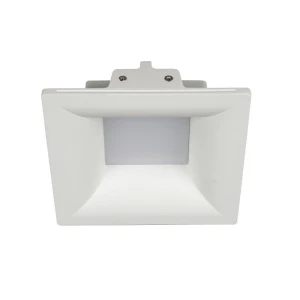 Kwadratowa oprawa gipsowa LED 9W 3000K 22×22cm do malowania IP20