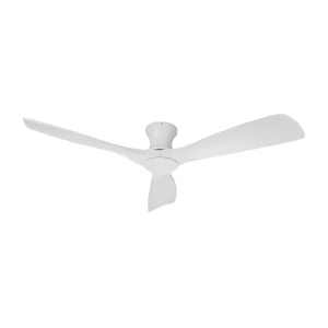 Air biały wentylator sufitowy z pilotem DC35W Ø132cm 75-140 obr./min 3 łopatki